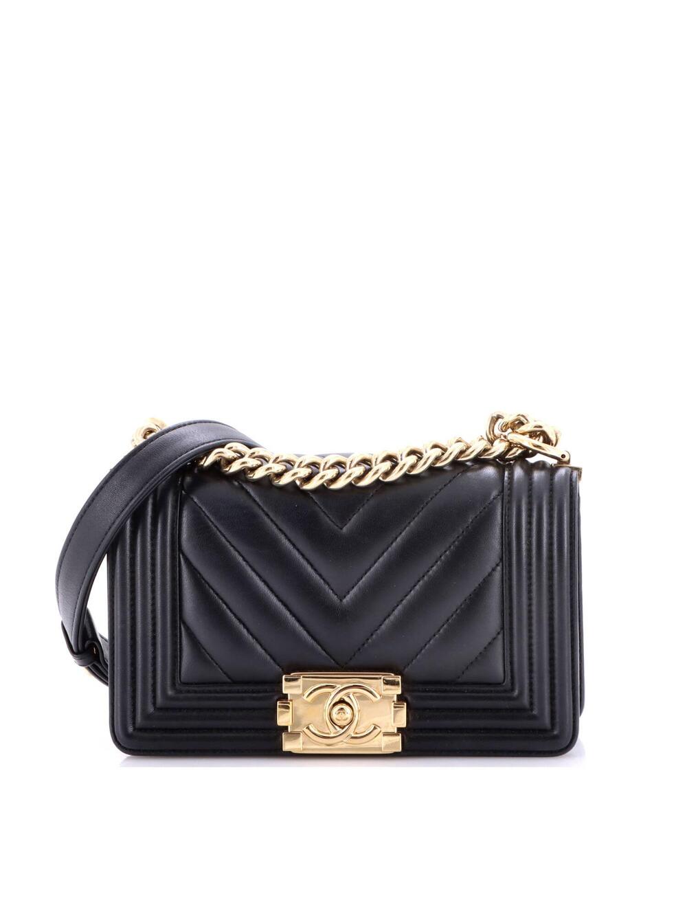 Chanel Boy Flap Bag Chevron Lambskin #283550C46B